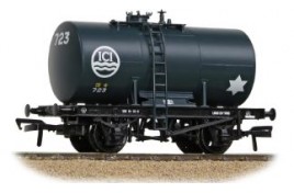 38-783 14T Anchor Mounted "ICI" Blue Tank Wagon  OO Gauge